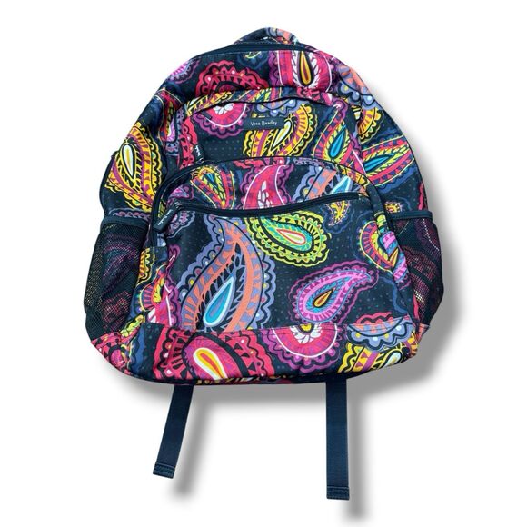 Vera Bradley Lighten Up Essential Backpack in Twilight Paisley Pattern School main image 10